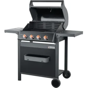 Barbecue gaz BRASERO Spring II - 4 Feux - Surface de cuisson mixte - 1